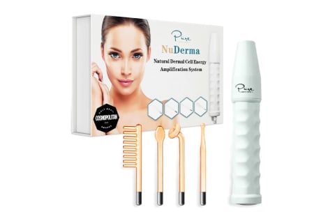 NuDerma Portable Handheld Skin Therapy Wand Machine